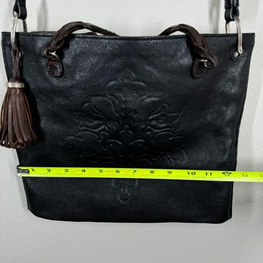 Brighton black leather